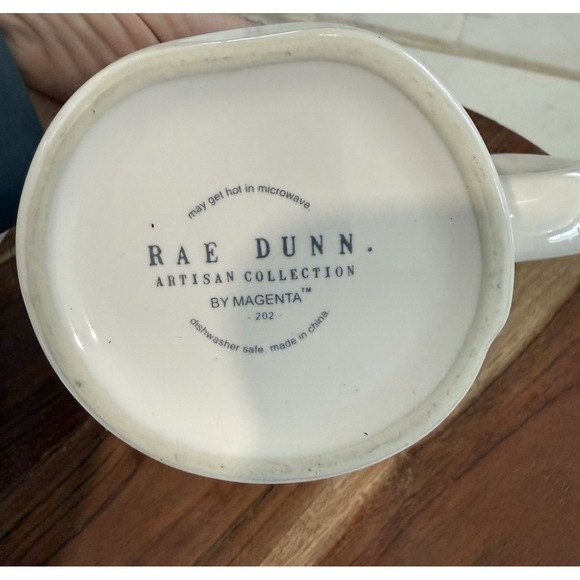 Rae Dunn Mugs St. Patrick's Day (2) and Terramoto Stacking Bowls (3) White/Green - Picture 4 of 16